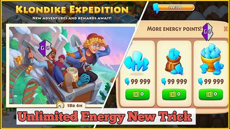 klondike lost expedition unlimited energy.
